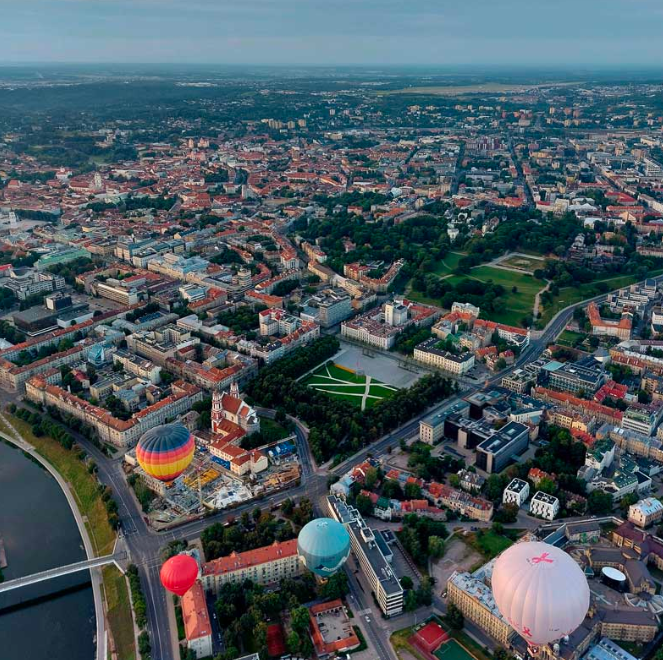 Skrydis oro balionu Vilniuje